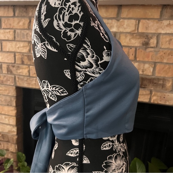 Shein Women Tops Sexy Plain One Shoulder null Olive Green & Blue NWOT - Picture 6 of 12